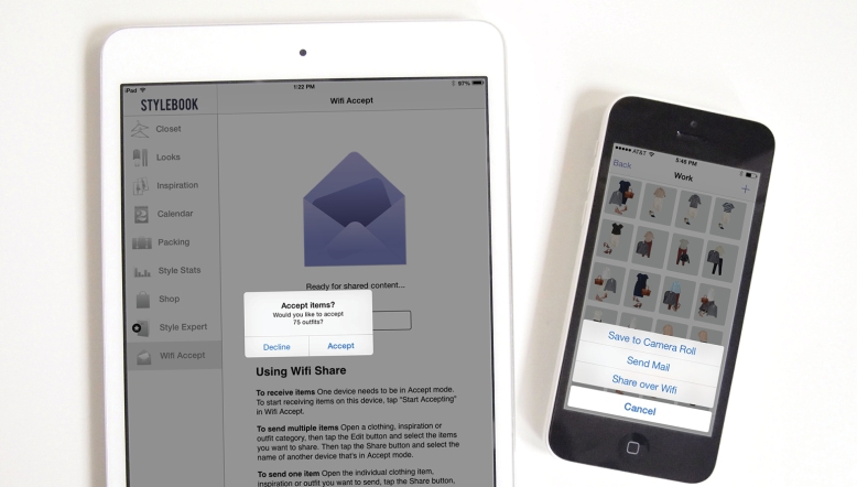 Share Stylebook Data Between iPhone and iPad